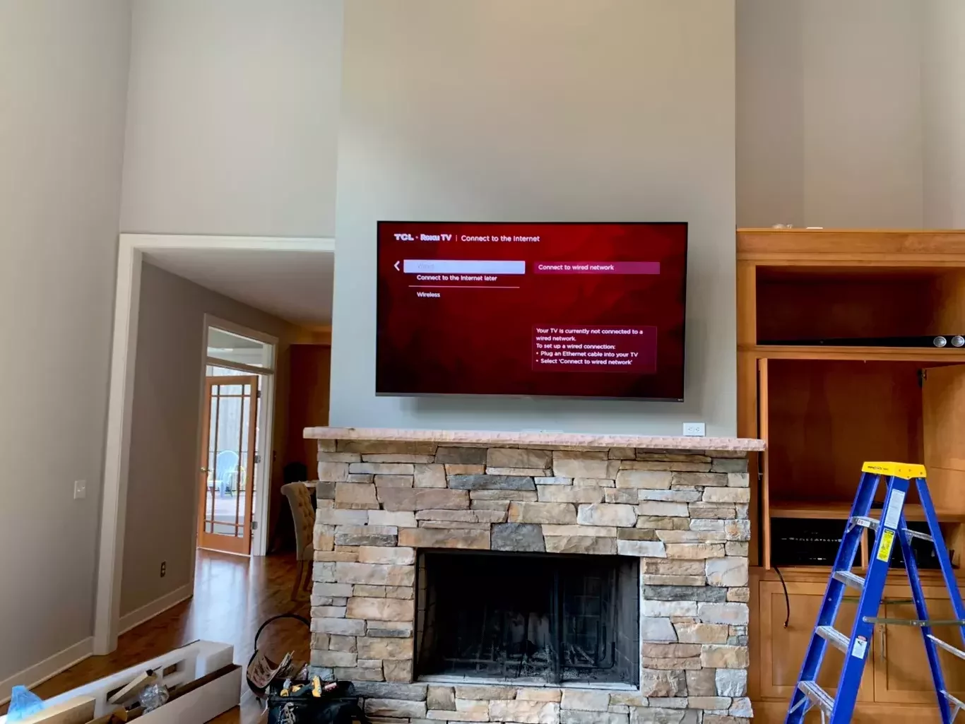 TV mounting